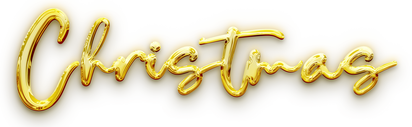 Christmas Gold Typography