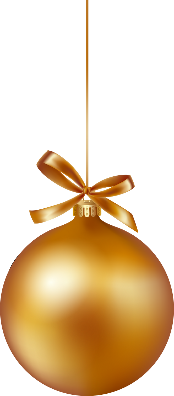 Gold Christmas Ball Decoration
